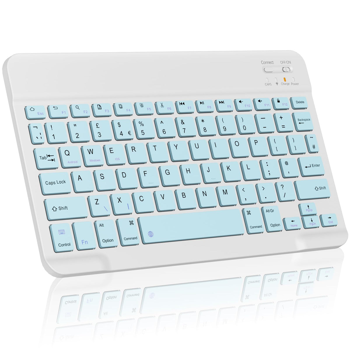 NOOX Bluetooth Keyboard for iPad, Galaxy Tablets, SmartPhones