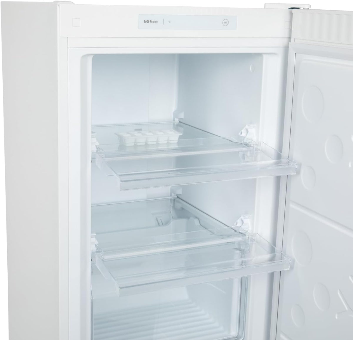 Willow WTF166W 166L Total No Frost Freestanding Tall Freezer 4* Rating Automatic Defrost Reversible Door Quiet White