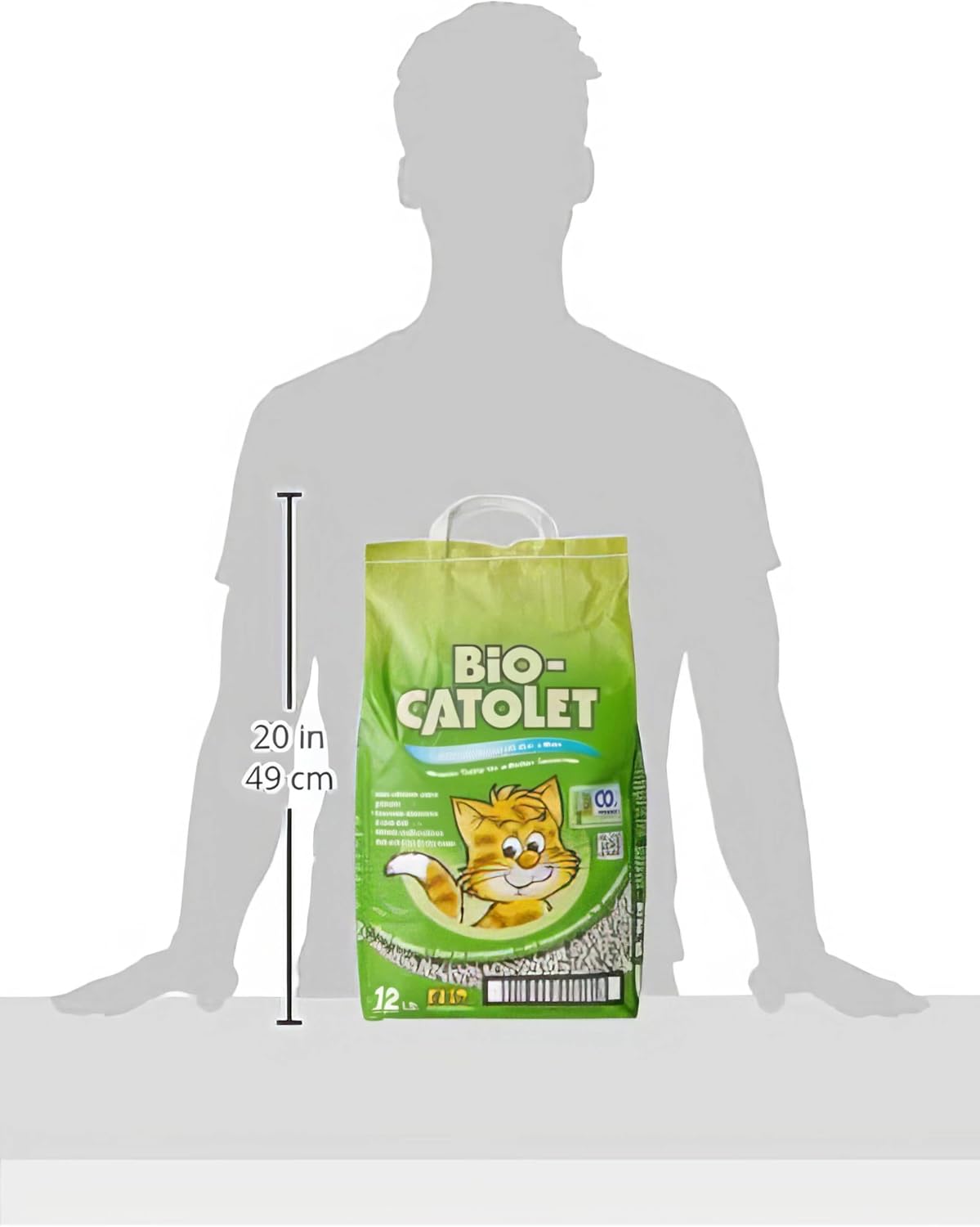 Bio-Catolet Light & Hygienic Recycled Paper Granules Cat Litter 12L