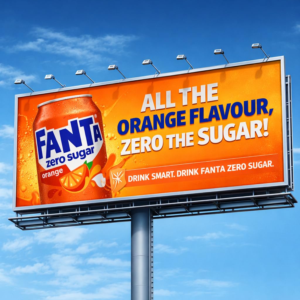 Fanta Fruit Twist Soft Drink Cans, 8 x 330 mL