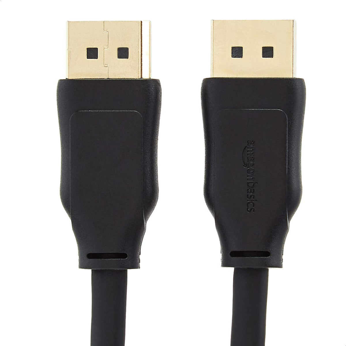 Amazon Basics DisplayPort 1.4 Cable, 32.4Gbps High-Speed, 8K@60Hz, 4K@120Hz, Dynamic HDR and 3D, Gold-Plated Plugs, 1.8 m, Black