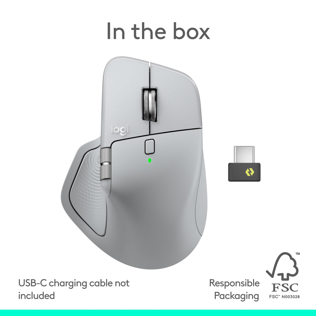 Logitech MX Master 4, Ergonomic Wireless Mouse