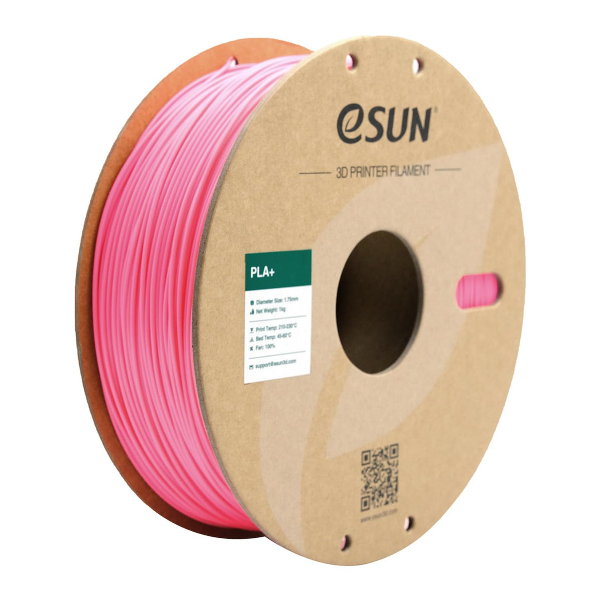 eSUN PLA+ 3D Printing Filament 1KG(2.2lbs), Enhanced Toughness, Cold White