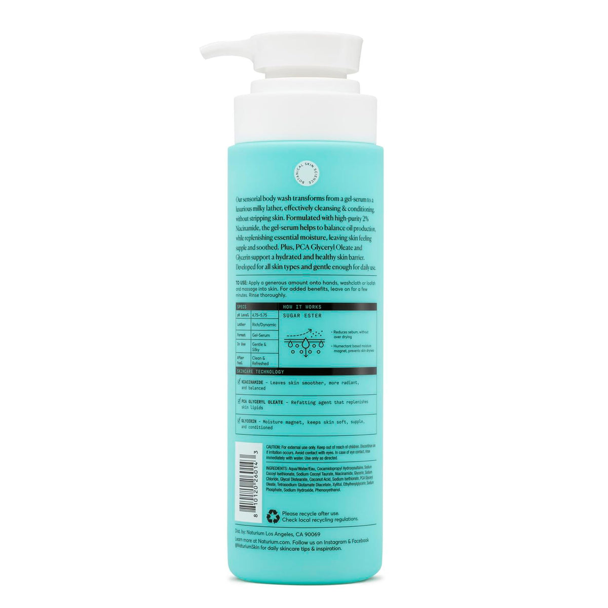Naturium The Glow Getter Multi-Oil Hydrating Body Wash, 500 ml