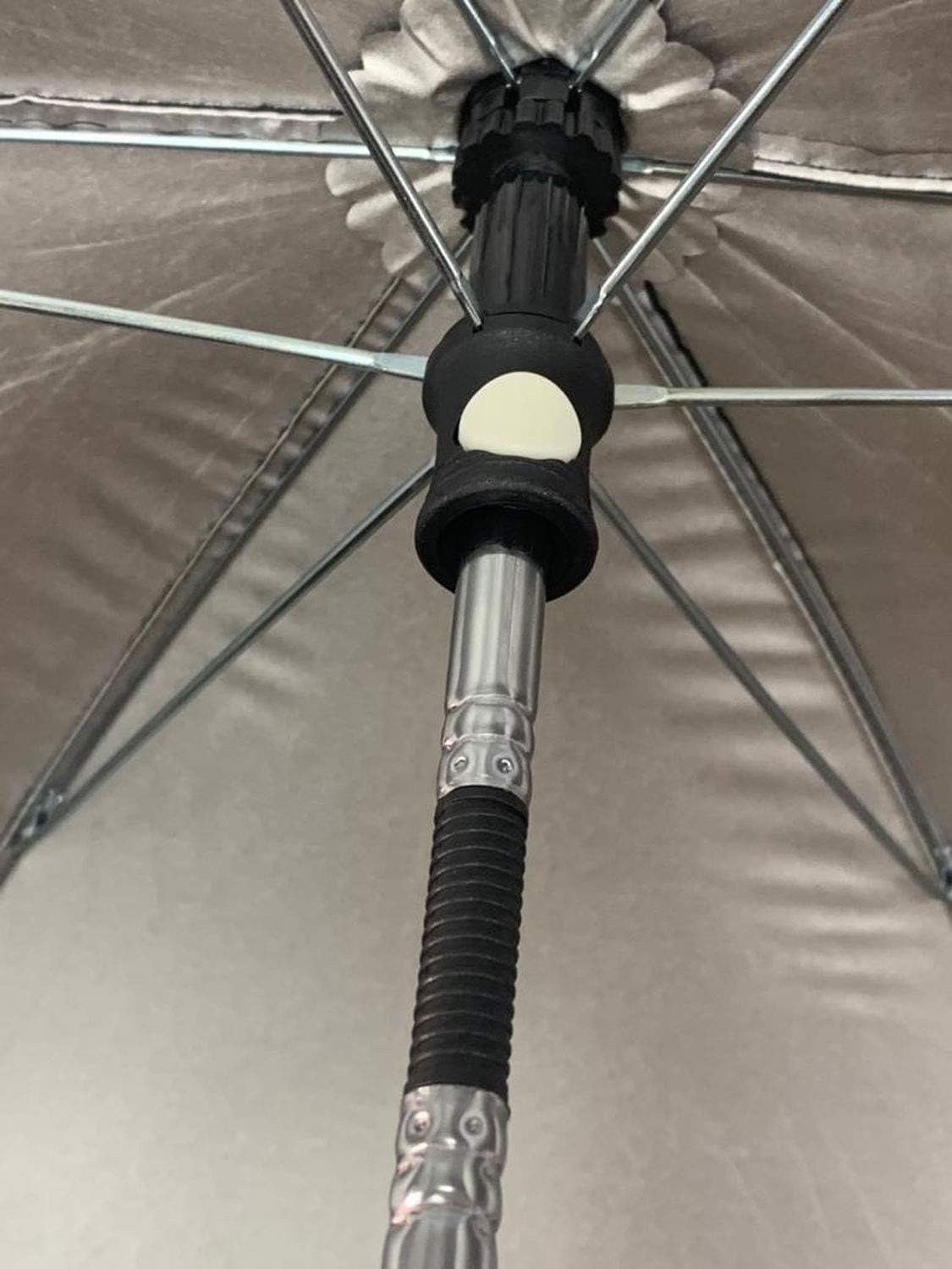 PSS PrimeSportsShop Universal UV Parasol sun canopy for Pushchairs and Buggy, Clip on Stroller Umbrella, Baby Buggy Sun Parasol with Adjustable Fixing Clamp