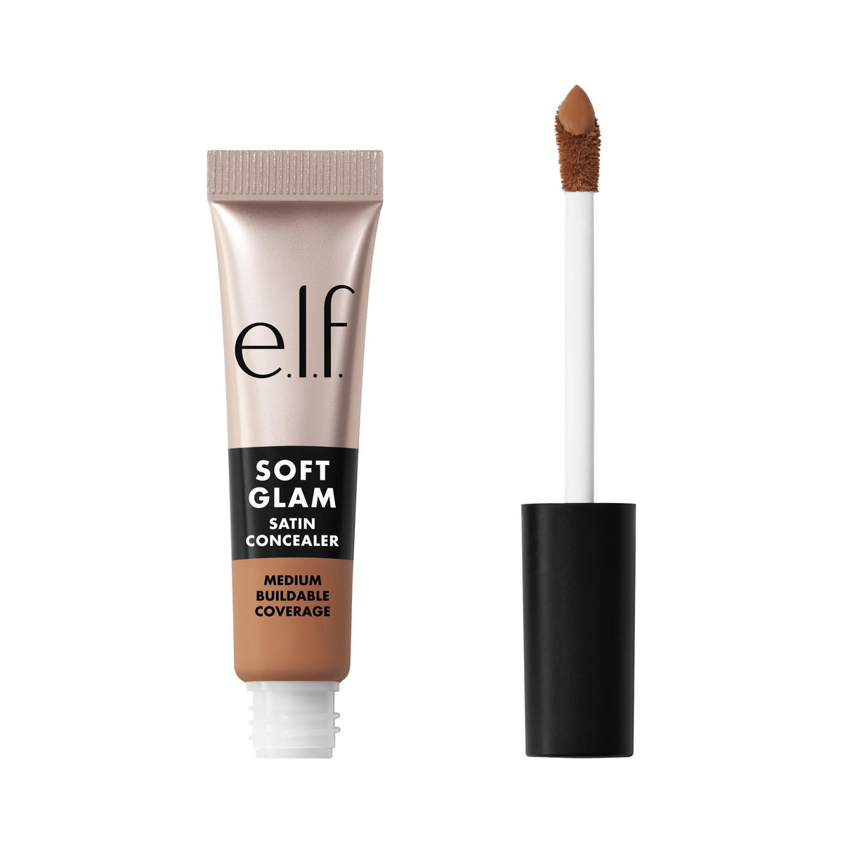 e.l.f. Soft Glam Satin Concealer, Medium Coverage for Blemishes & Under-Eye, Crease-Resistant, Long-Lasting, Vegan & Cruelty-Free, 10 Fair Cool