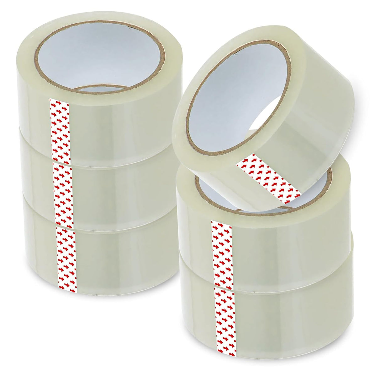 G4GADGET Pack of 3 Clear Packing Tape - Heavy Duty Transparent Tape 48mm x 66m - Ideal for Moving, Packing Boxes, and Secure Packaging