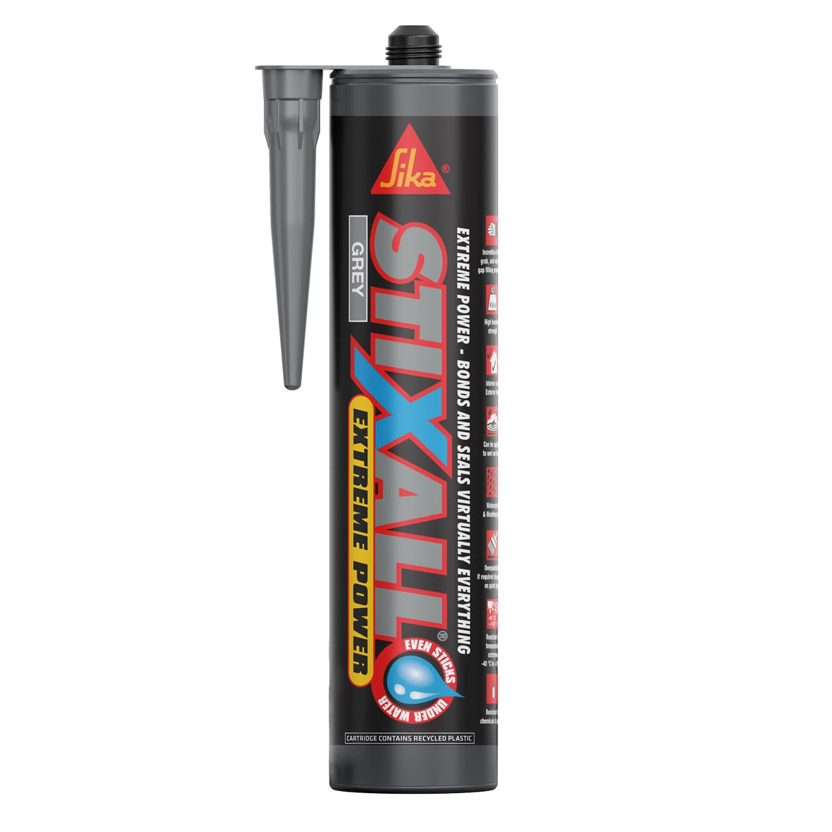 Sika Stixall Extreme Power Sealant And Adhesive, Crystal Clear, 290ml