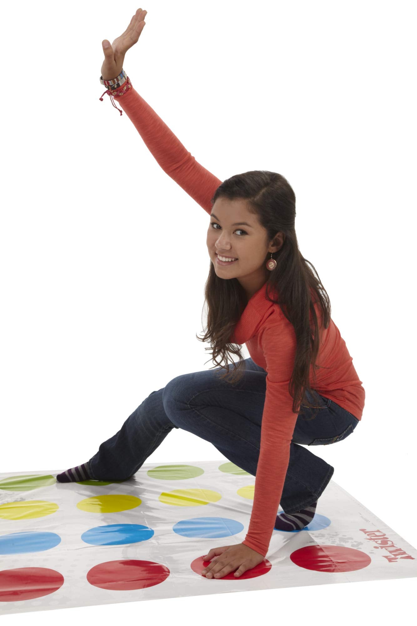 Hasbro Gaming Twister Game, Family and Kids Party Game, Twister Board Game Ages 6 and Up, Indoor and Outdoor Classic Game - English Version