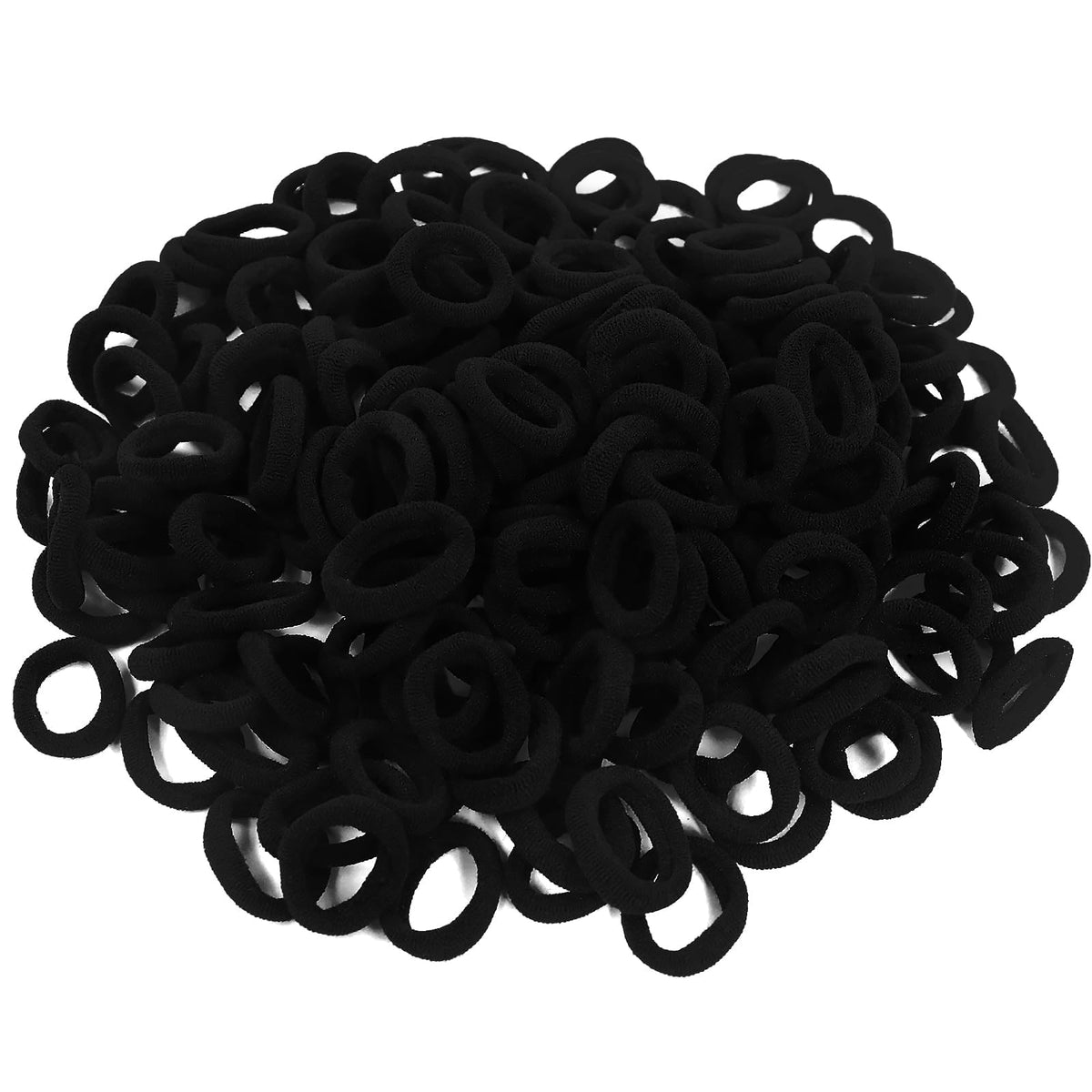 Hanyousheng 200 Pcs Baby Hair Bands, Multicolor Toddler Hair Bobbles, Baby Hair Bobbles, Toddler Hair Bands, Seamless Elastic HairBands, BabyHair Ties, for BabyGirls Kids Toddlers