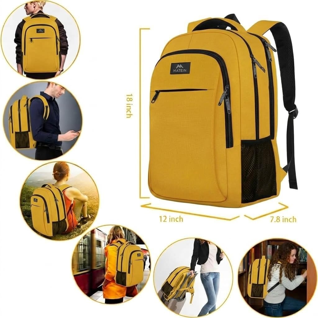 MATEIN Travel Laptop Backpack, Work Bag Laptop Bag, Rucksack for Men Work