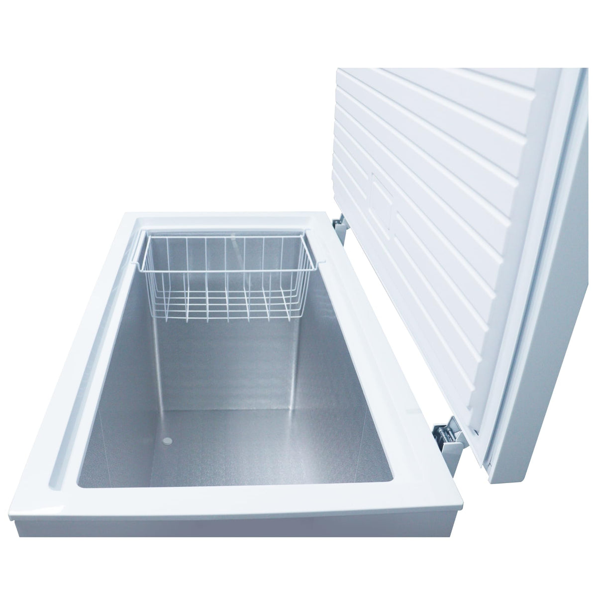 HYE Chest Freezer - 205L Capacity, Freestanding Design, Black