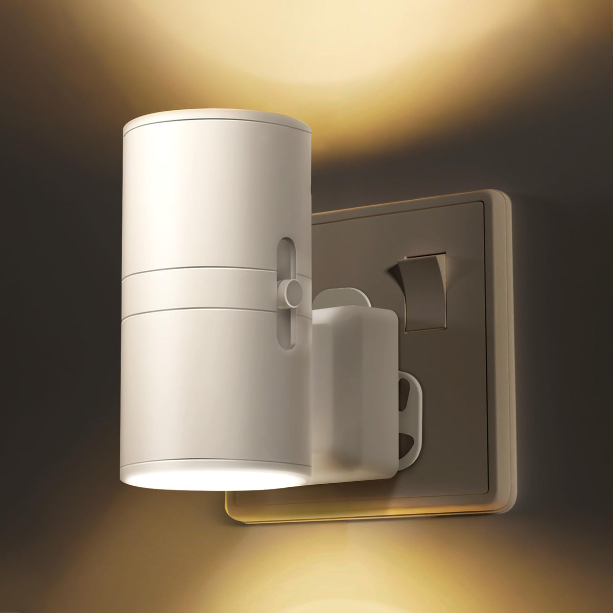 LOHAS-LED Plug in Night Light,Dimmable Nightlight 100LM,Dusk to Dawn Sensor