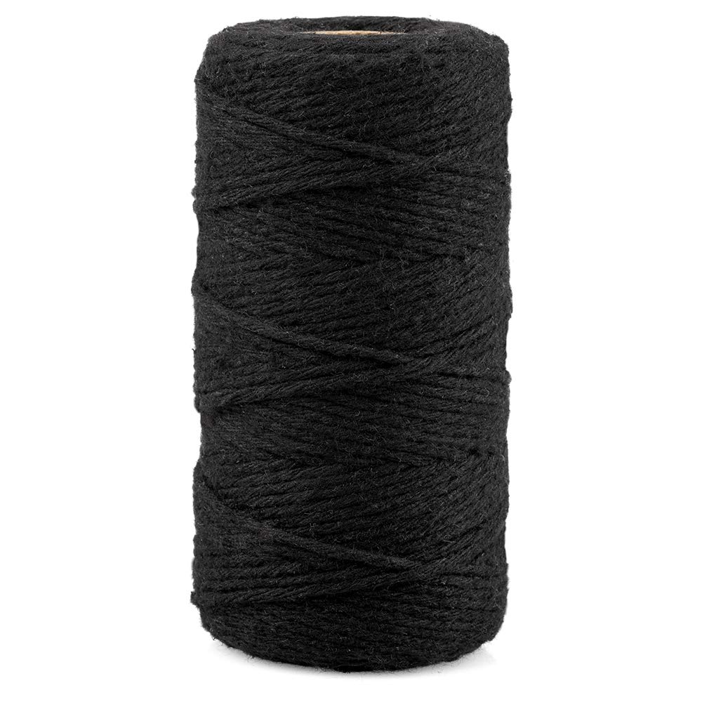 jijAcraft 4MM White Macrame Cord: 100M Cotton String Twine for Crafts