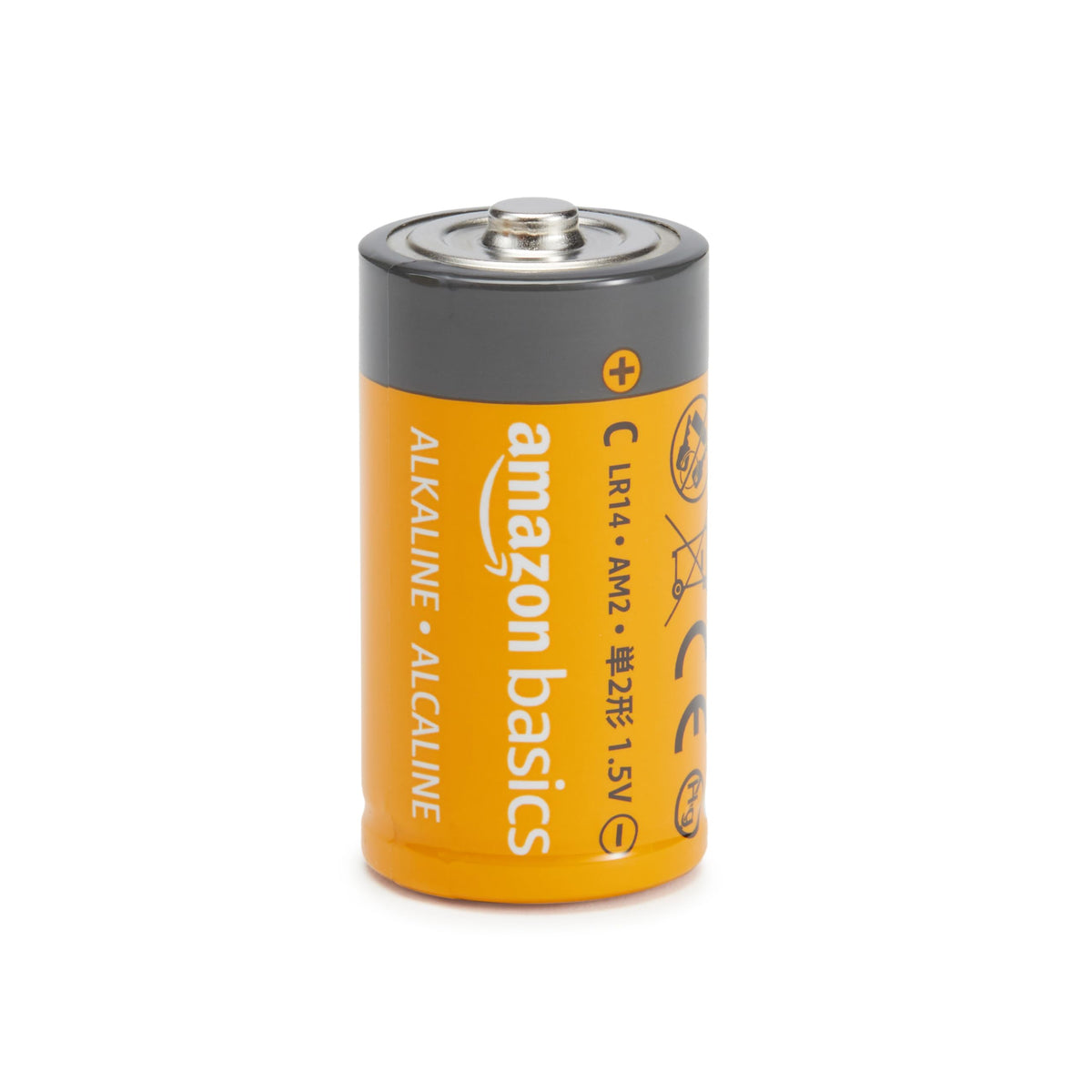 Amazon Basics 12-Pack C Cell All-Purpose Alkaline Batteries, 1.5 Volt, 5-Year Shelf Life