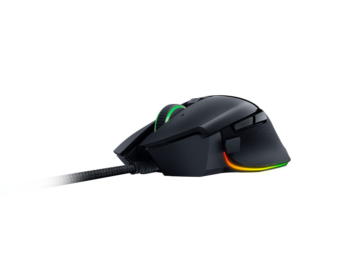 Razer Basilisk V3 - Wired Customisable Gaming Mouse (10+1 Programmable Buttons, HyperScroll Tilt Wheel, 11 Chroma RGB Lighting Zones, Optical Mouse Switches, Focus+ 26K DPI Optical Sensor) Black