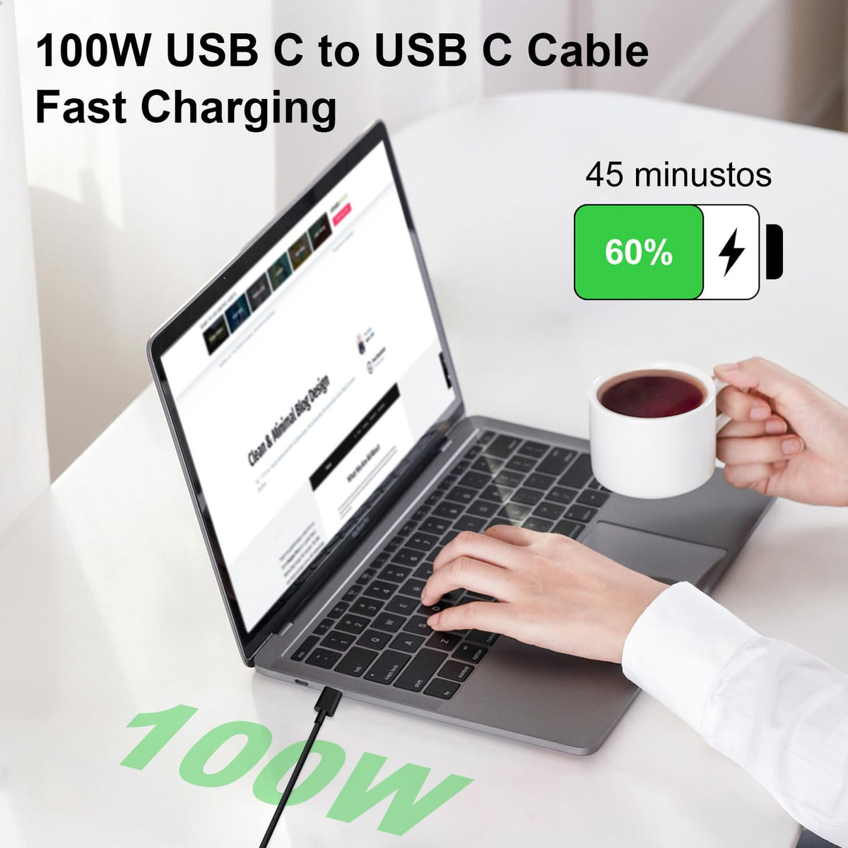 100W USB C Charger Cable 3M, iPhone 15 16 17 Charger Cable 3M Long USB C Cable Fast Charge Type C Fast Charging Lead Wire for iPhone Air/17/16 Pro Max/16e/15 Plus,iPad Pro/Air,Macbook,Samsung S25 S24