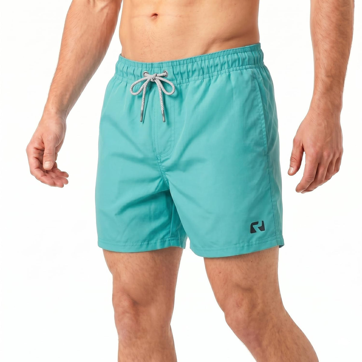 RIPT Men’s Quick Dry Swim Shorts Mesh Lining Drawstring UV 50 Beach Trunks