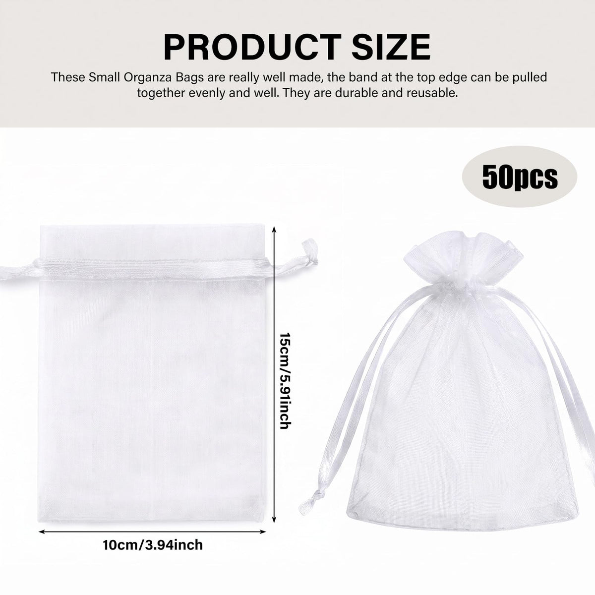 Lafefe 20Pcs Organza Gift Pouches, 7x9CM Clear Mesh Drawstring Pouches, Organza Gift Bags for Wedding Favours, Party, Festival, Candy and Game Favour Bags - Pink
