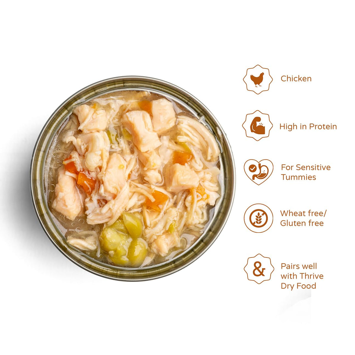 Thrive Complete Chicken Breast Wet Cat Food – Adult & Senior – 6 x 75g Cans