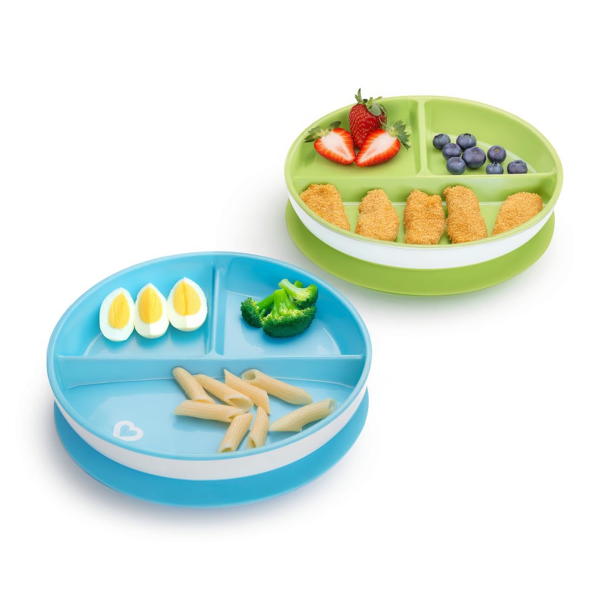 Munchkin Stay Put Baby Suction Bowl Set| Baby Bowls for Weaning| Baby Feeding Suction Dish Pack| for Babies & Toddlers 6 Months+|BPA Free Weaning Set for Babies| Microwave/Dishwasher Safe | 3 Pack