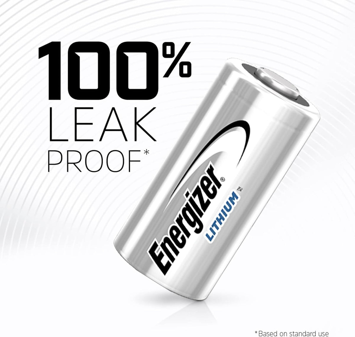 Energizer CR123 Batteries, 3V Lithium Battery, 2 Pack