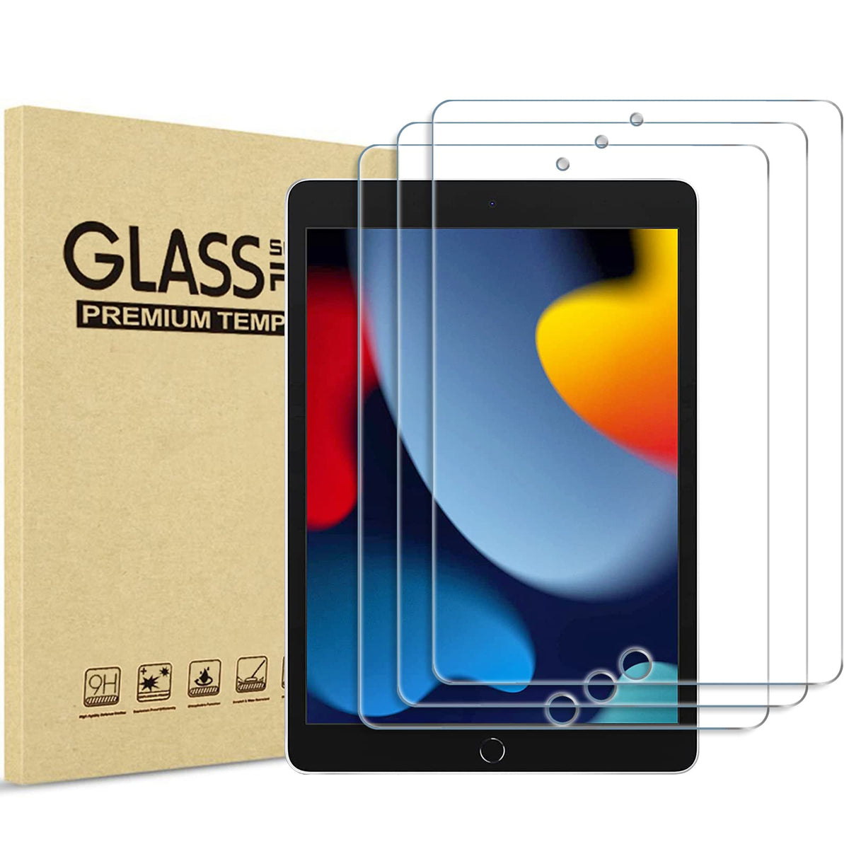 ProCase 2 Pack Screen Protector for iPad A16 2025 11th 11"/10th 2022 10.9"