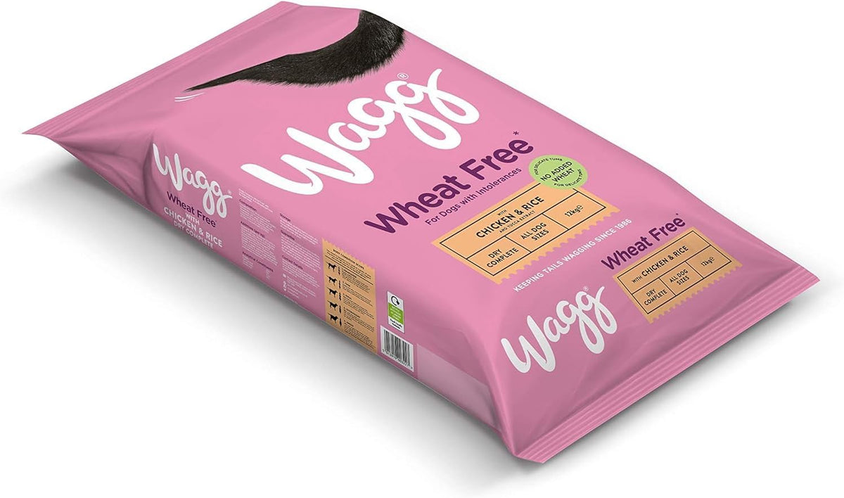 Wagg Wheat Free Complete Dry Adult Dog Food Chicken & Rice 12kg