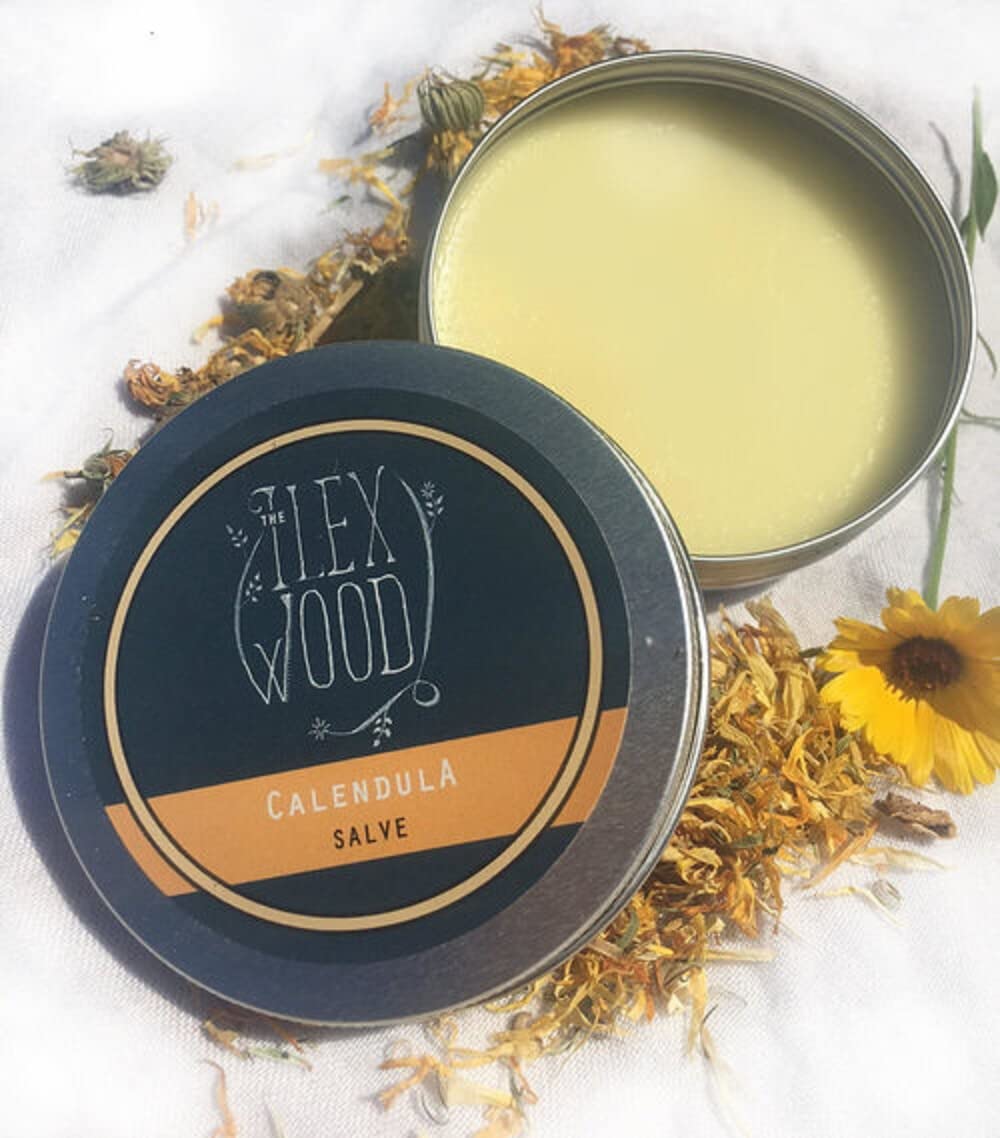 The Ilex Wood - Herbal Salve Gift Set - 100% Natural Handmade, Cruelty & Plastic Free. Skin irritation, scrapes, bites, stings soothes rashes, itching, dry skin, eczema, chapped hands. 3 x 100ml