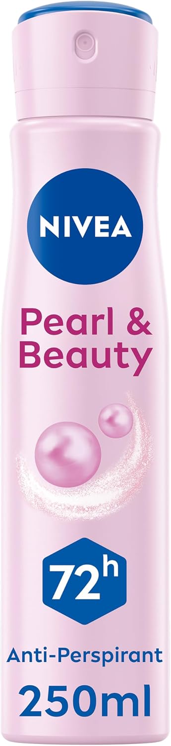 NIVEA Pearl and Beauty Antiperspirant Spray, 250 ml