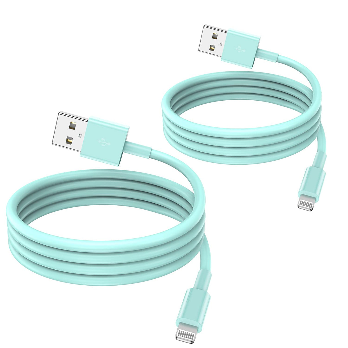 2 Pack Apple MFi Certified iPhone Charger Cable 2m, Apple Lightning to USB Cable Cord 2 metres Fast Charging A pple Phone Long Cable for iPhone13/12/12 mini/ 11/11Pro/Max/X/XS/XR/XS Max/8/7/6/iPad