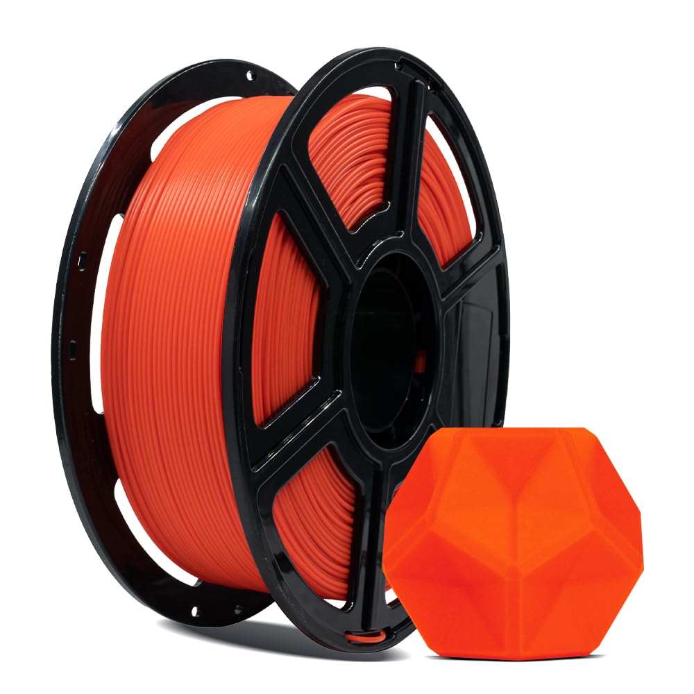 FLASHFORGE 3D Printer Filament, PLA PRO Filament 1.75mm, 1KG Spool (2.2lbs), Dimensional Accuracy +/- 0.02mm for FDM 3D Printers, Better Tenacity & No Knotting (White)