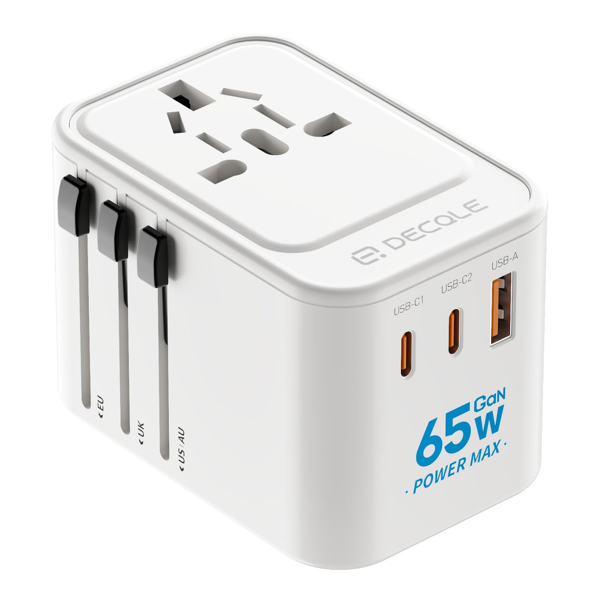 Universal Travel Adapter for International Travel - EU UK US AU JP