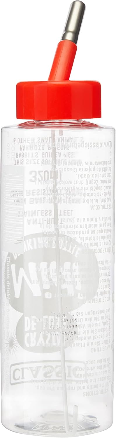 CLASSIC Crystal Deluxe Guinea Pig Water Bottle 320ml Non-Drip Rabbit