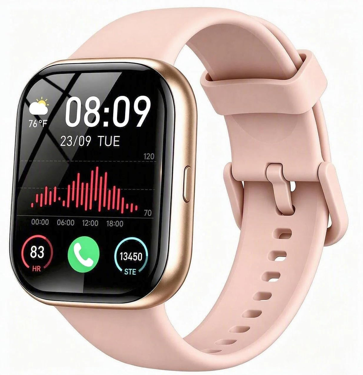 Cillso Smart Watch, Alexa Built-in, 1.83" Bluetooth Calling Fitness Watch