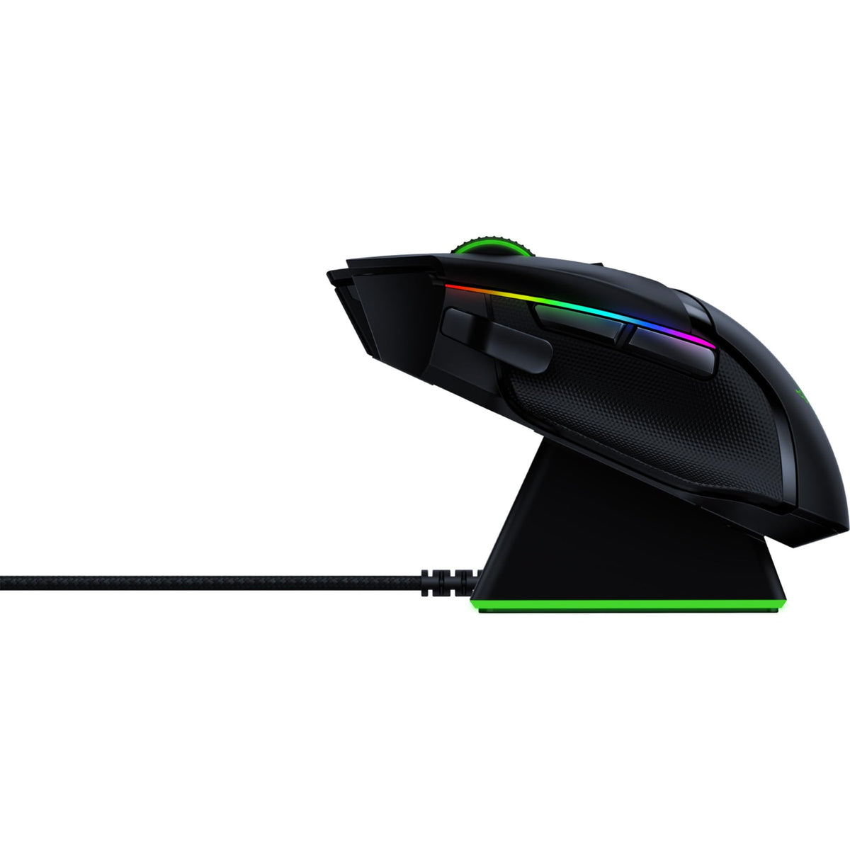 Razer Basilisk V3 - Wired Customisable Gaming Mouse (10+1 Programmable Buttons, HyperScroll Tilt Wheel, 11 Chroma RGB Lighting Zones, Optical Mouse Switches, Focus+ 26K DPI Optical Sensor) Black