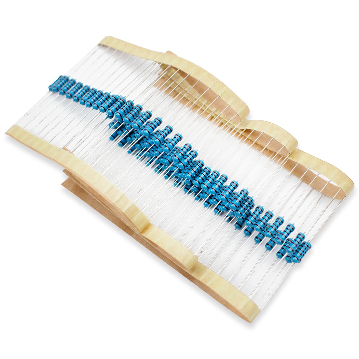 50 Pcs 1W 1% Tolerance 0.1 Ohm Metal Film Resistor Resistance for DIY Project and Experiments