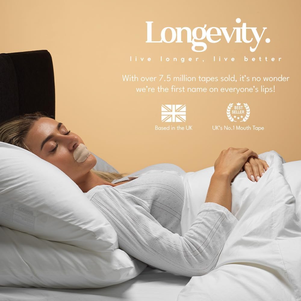 Longevity Sleep Tape, 30 Strips (Beige)