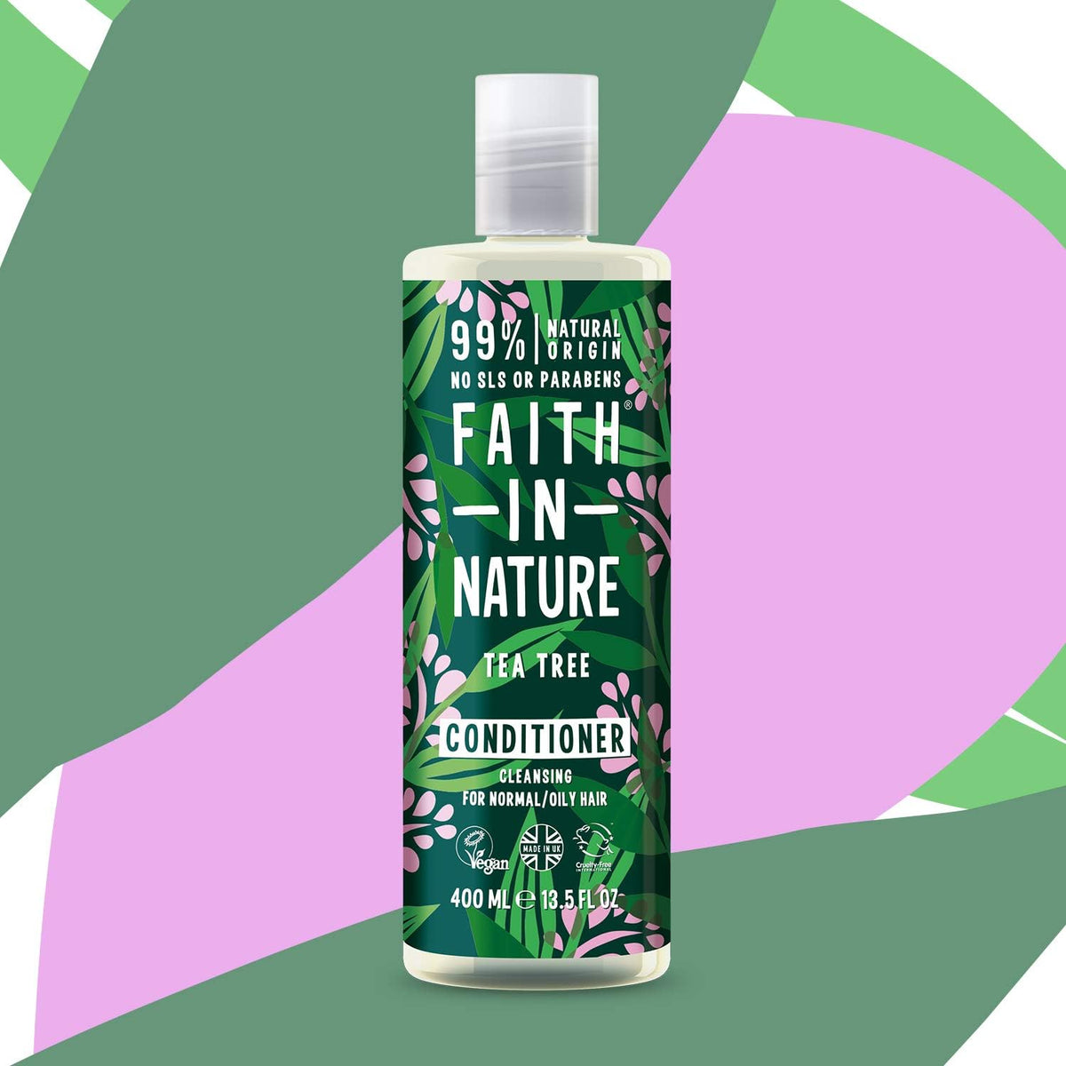 Faith In Nature Organic Coconut Conditioner, Hydrating for Dry Hair & Scalp, Vegan & Cruelty Free, No SLS, Silicones or Parabens, 400ml