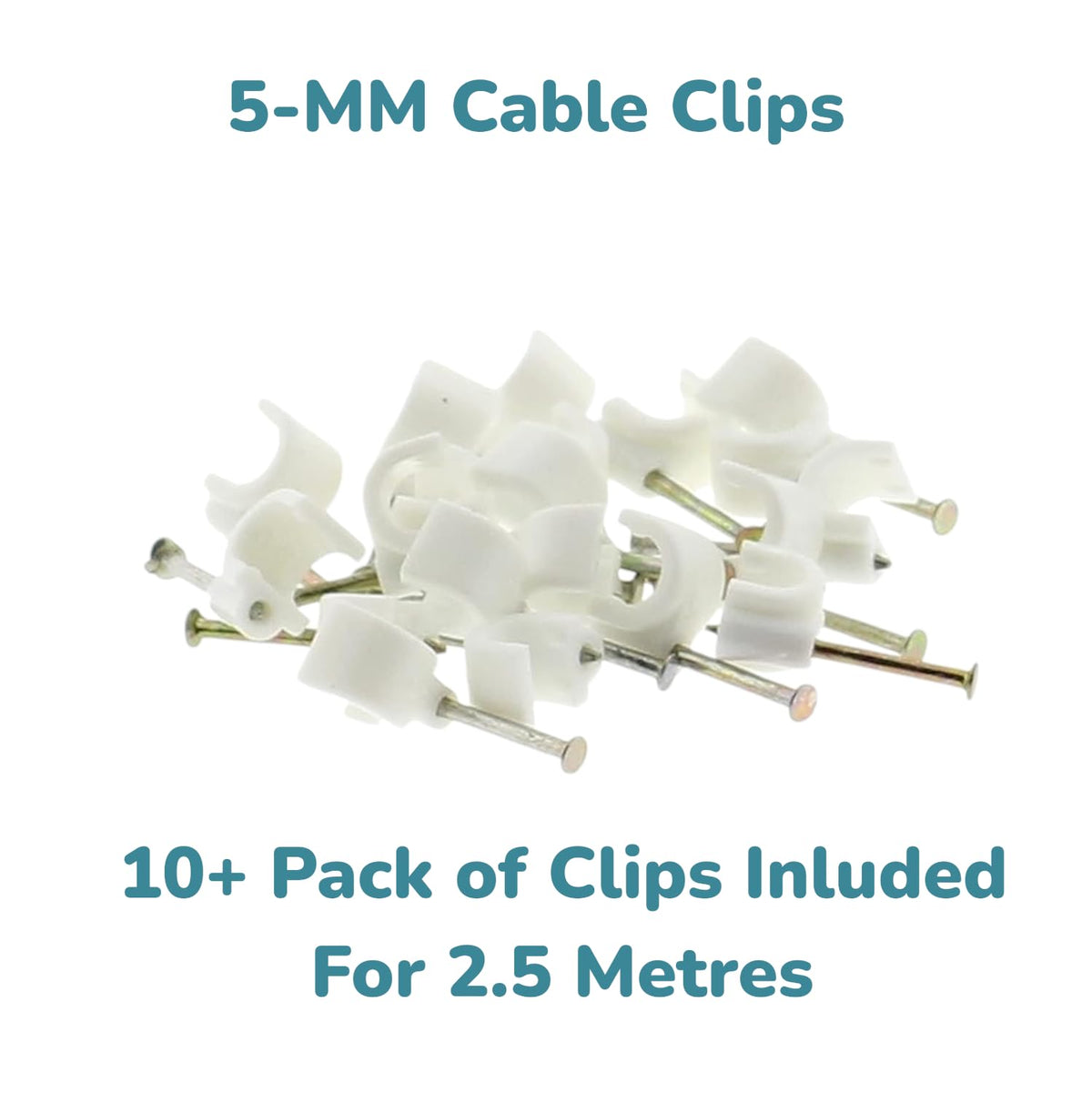 3C2V TV Coaxial Cable 8M - Nickel Plated RF Coax Extension Lead for Freesat, Aerial Socket, Freeview, Sat,DVD,VCR,SKY, Smart U-HD TV, Virgin, BT, Antenna Box, Y Splitter, Signal Booster 8.0 Meter