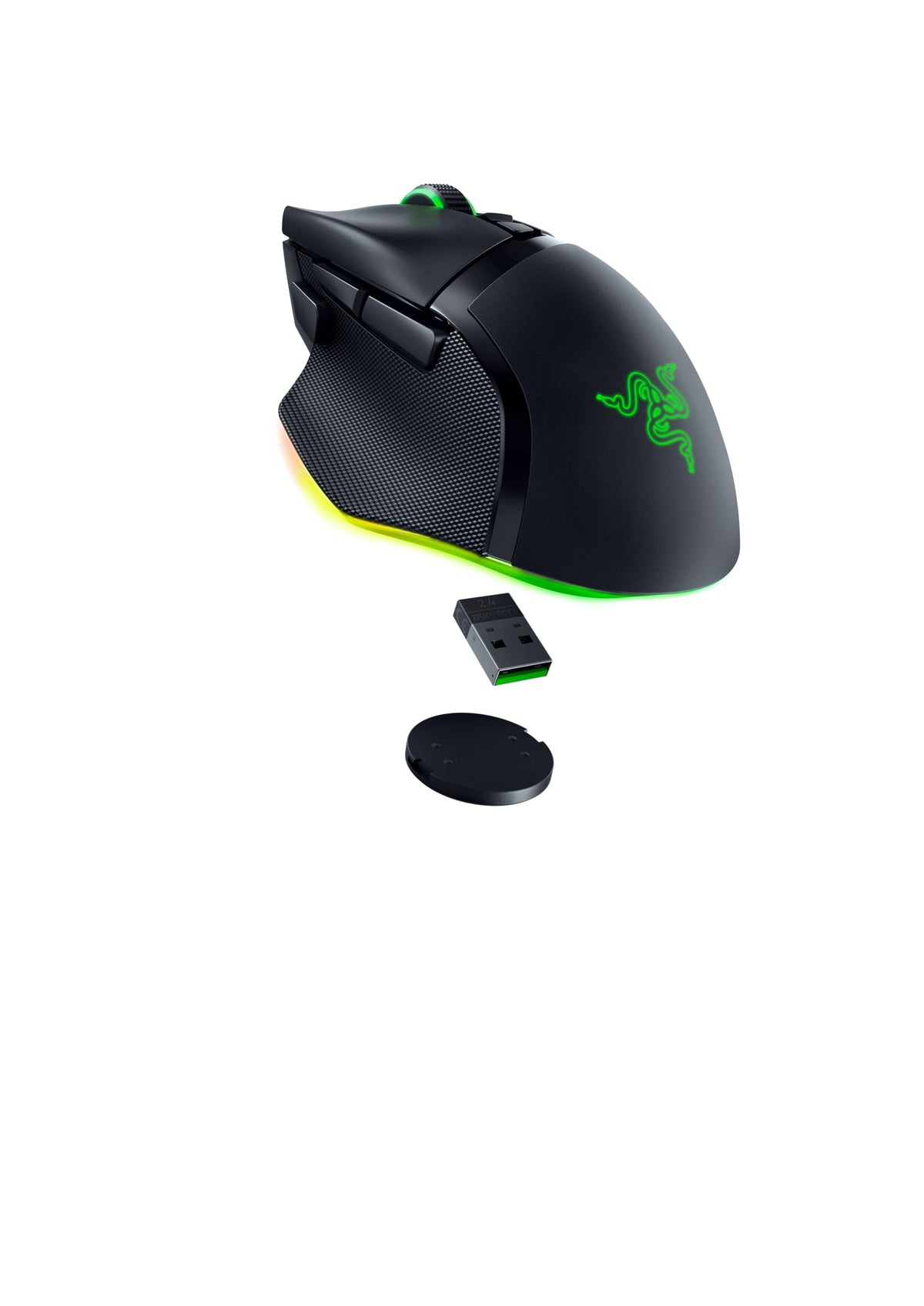 Razer Basilisk V3 - Wired Customisable Gaming Mouse (10+1 Programmable Buttons, HyperScroll Tilt Wheel, 11 Chroma RGB Lighting Zones, Optical Mouse Switches, Focus+ 26K DPI Optical Sensor) Black