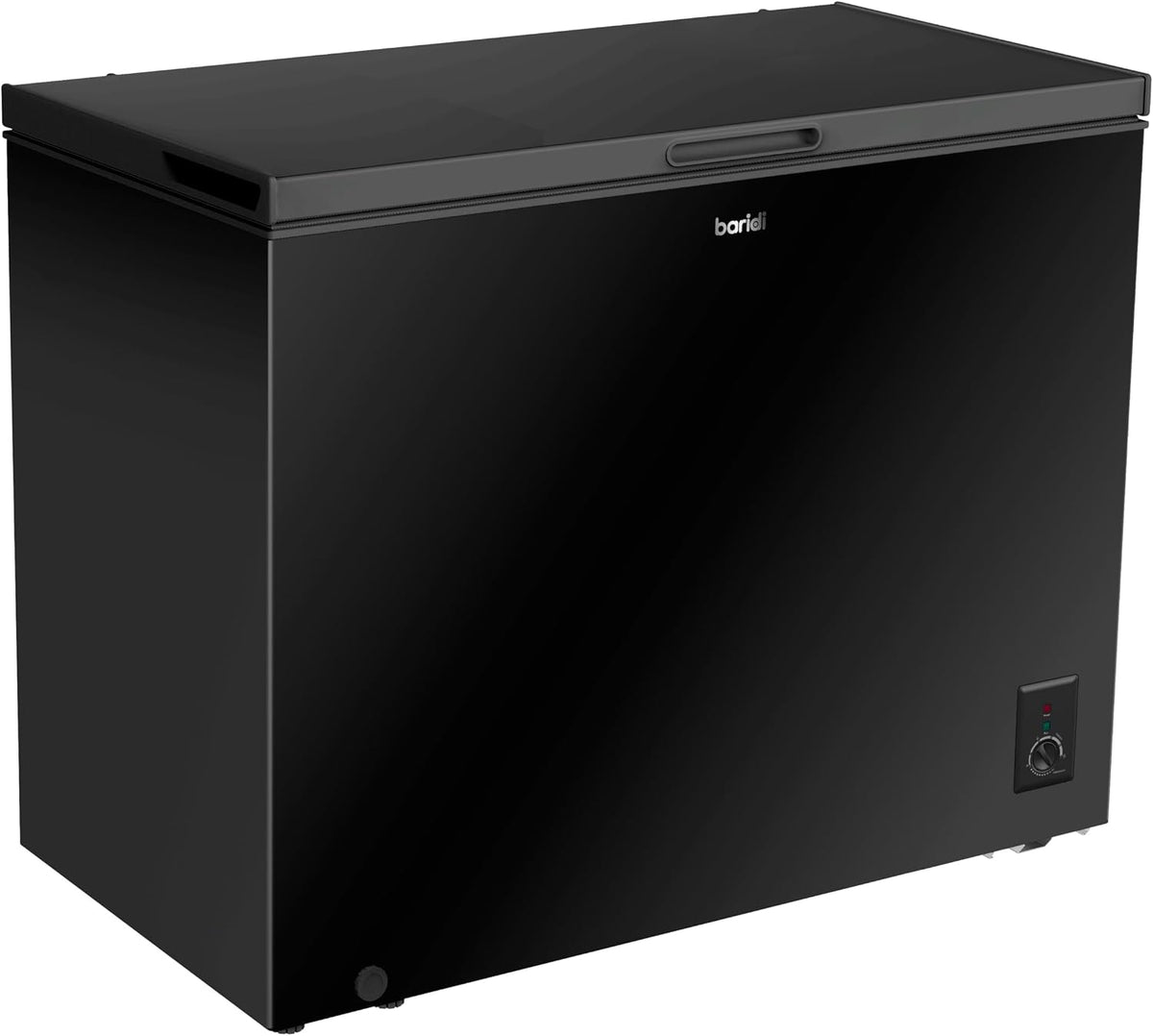 Baridi 299L Freestanding Chest Freezer with Adjustable Thermostat, Black - DH261