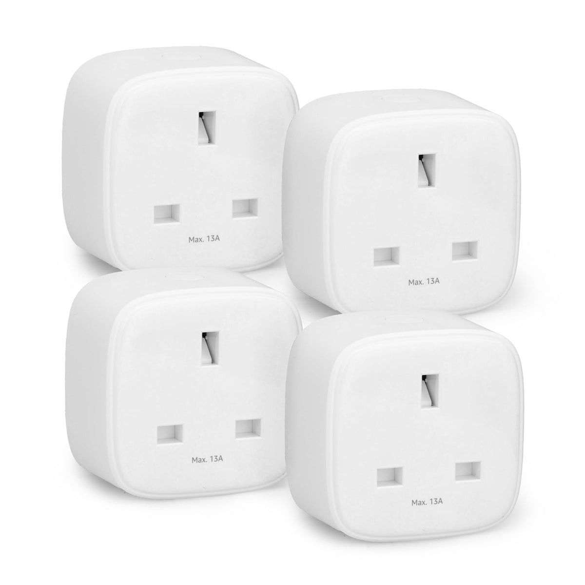 Amazon Basics Single Outlet Indoor Wi-Fi Smart Plug, works with Alexa only, 1 Pack, White, UK