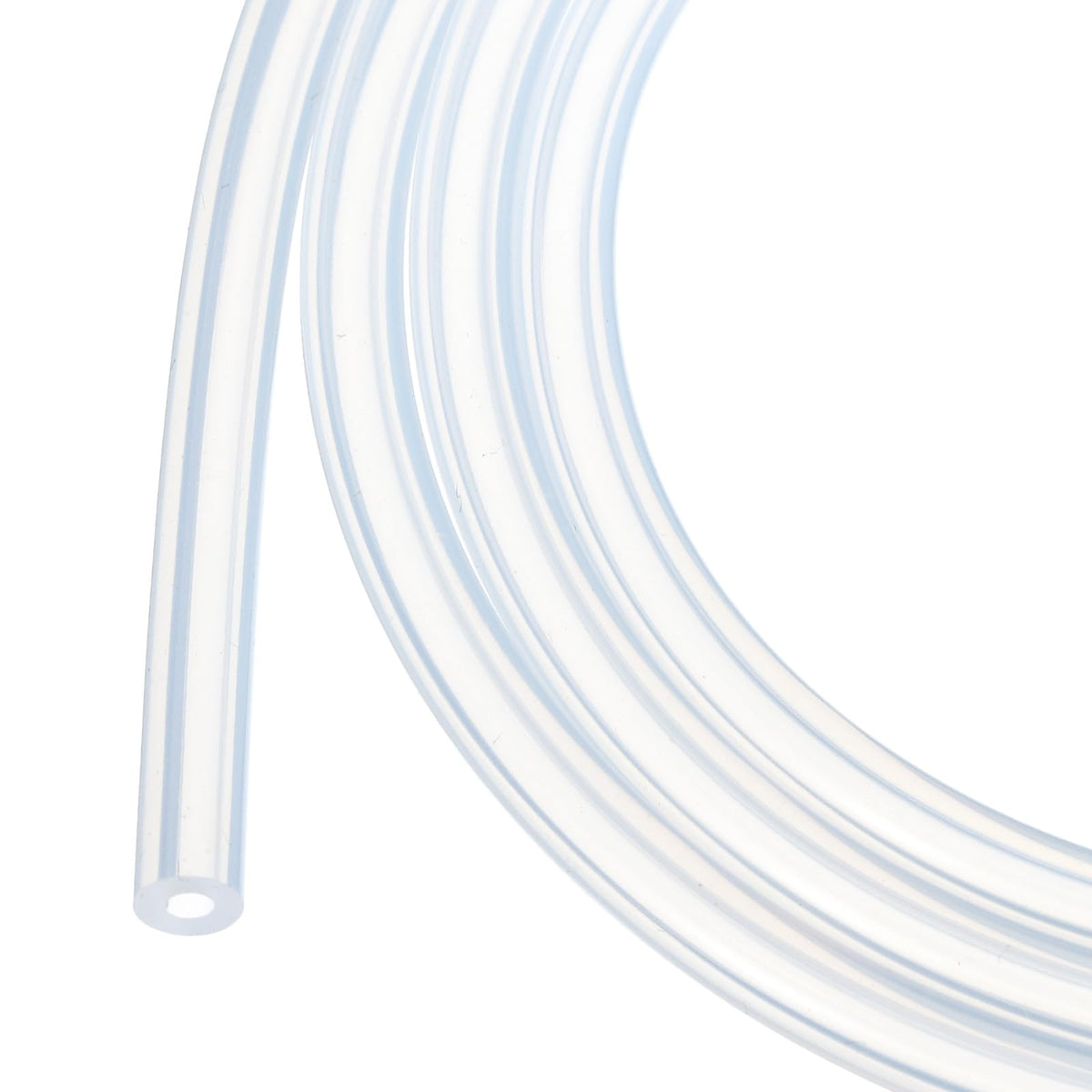 3.3ft Silicone Tubing 4mm ID 6mm OD Clear Industrial Plastic Tubing Pure Silicone Hoses for Pump Siphoning Draining Irrigation Brewing, 1/4"