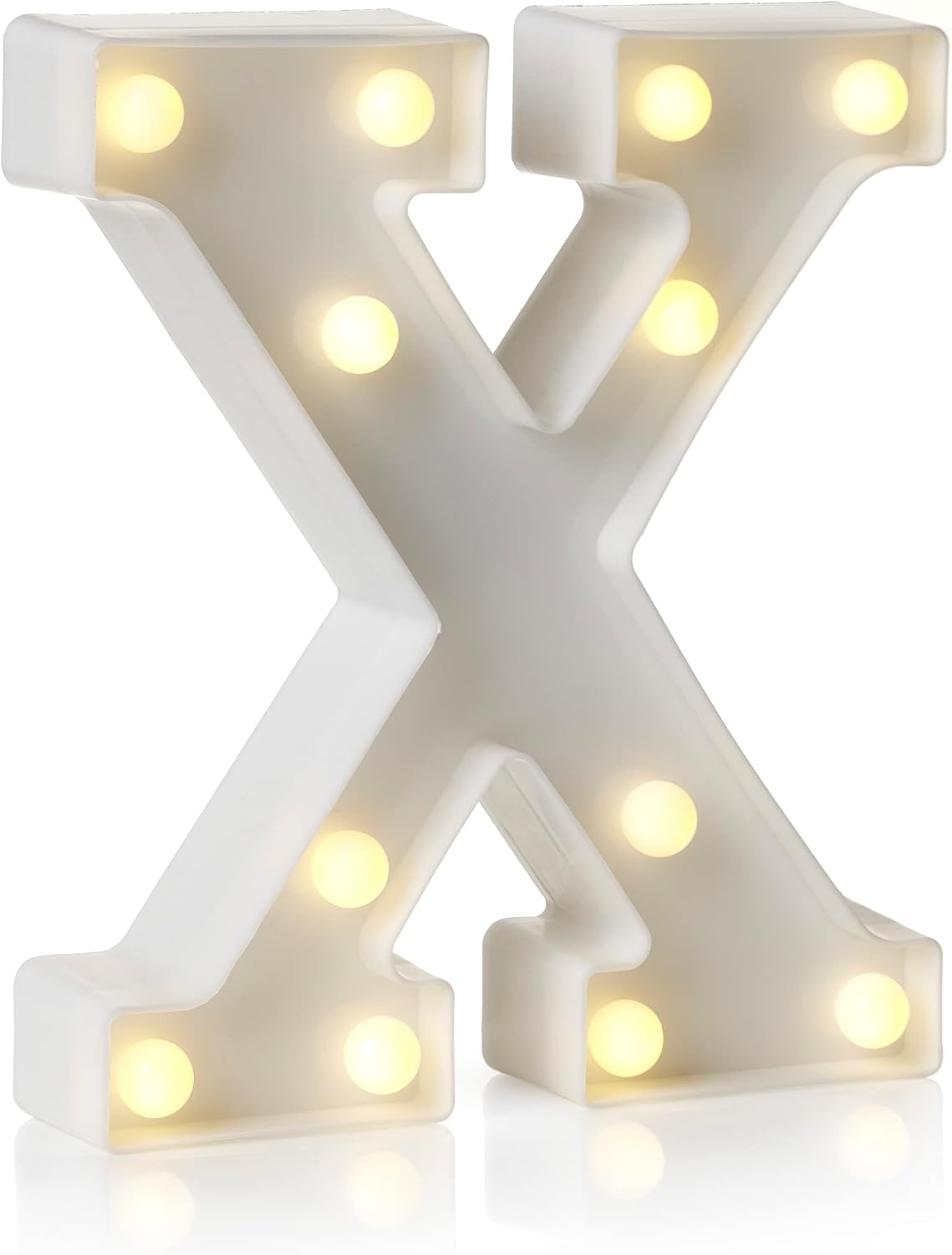 Auraglow LED Light Up Letter C Sign, Battery Powered Party Decoration