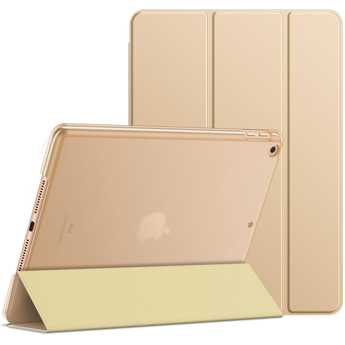 JETech Case for iPad 9th/8th/7th Gen 10.2", Beige