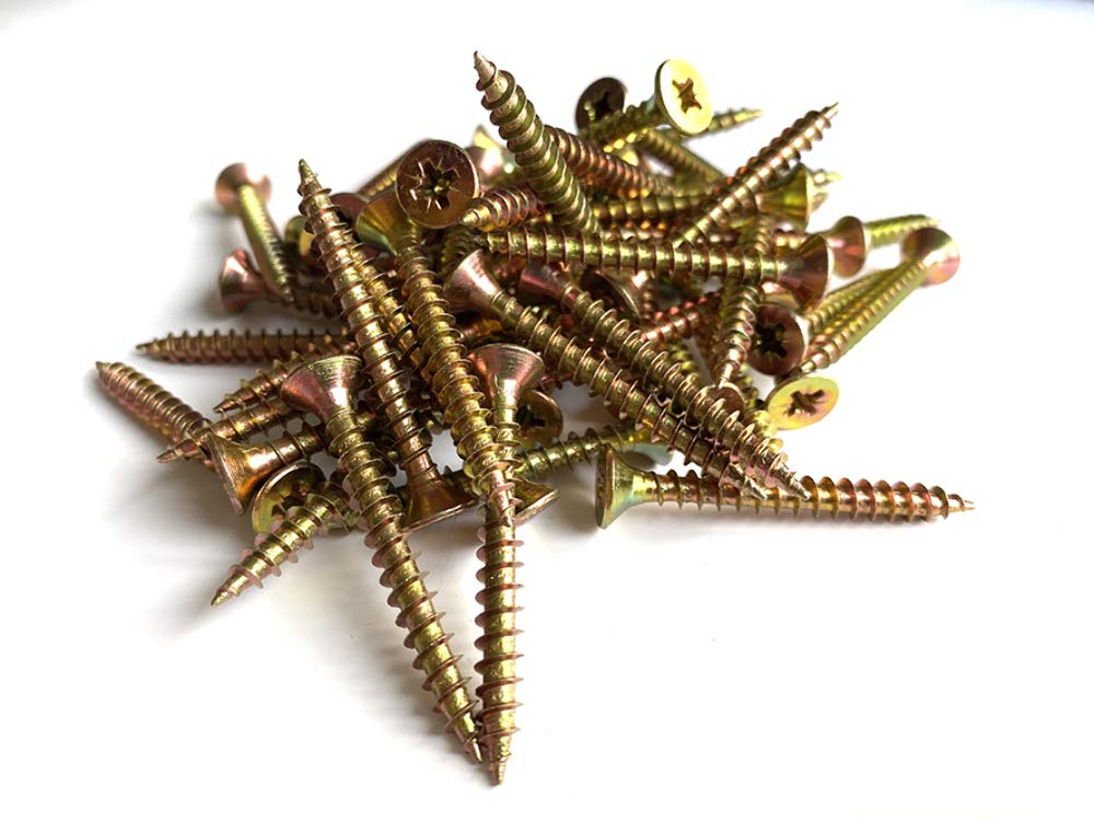 ForgeFix Multi-Purpose Single Thread Screws | 3.5 x 40mm | Zinc | Box 200