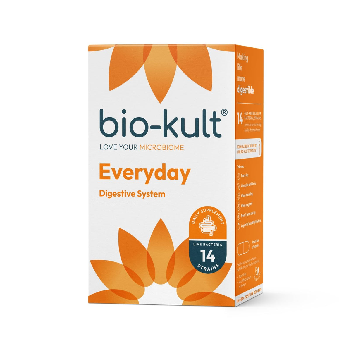 Bio-Kult Everyday Multi-Strain Formulation Probiotics for Digestive System, 60 Capsules (Pack of 1)