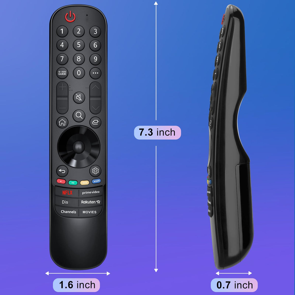 Universal-for-Samsung-Smart-TV-Remote, for Samsung Curved Qled Frame 4K TV