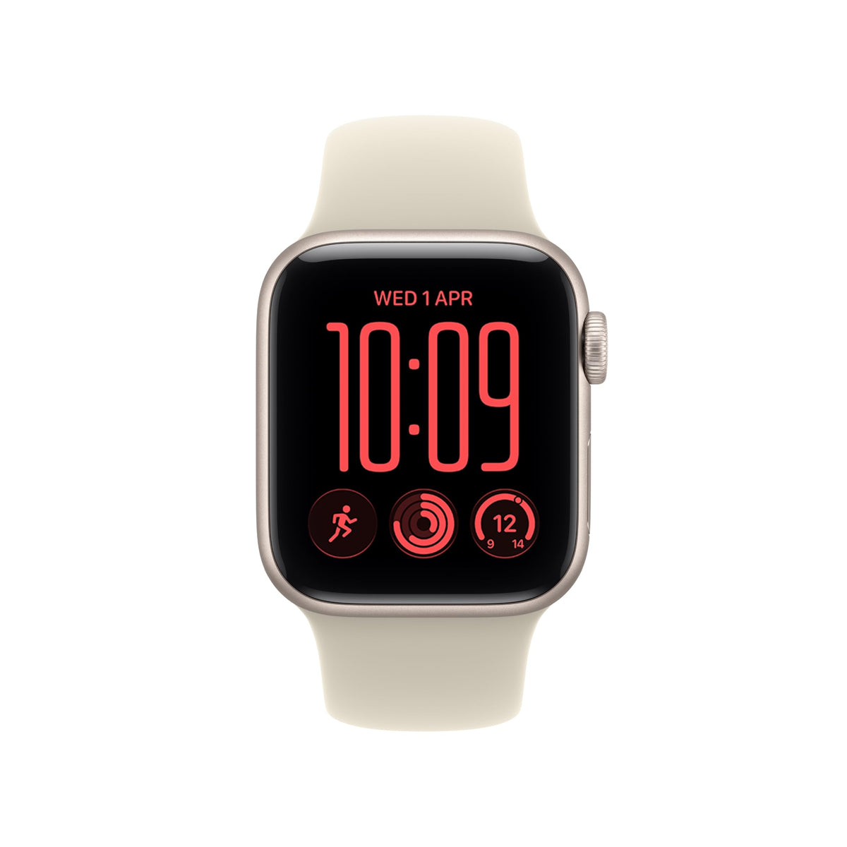 Apple Watch SE 3 GPS 40mm Smartwatch with Starlight Aluminium Case with Starlight Sport Band M/L. Fitness and Sleep Trackers, Heart Rate Monitor, Always-On Display, Water Resistant
